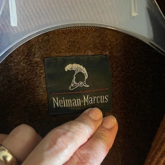 Neiman Marcus Y2k Vintage Women's Long Pea Coat - Picture 2 of 11